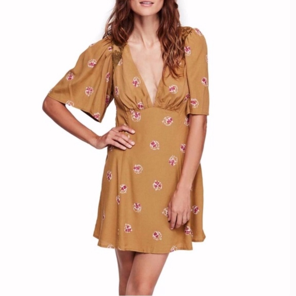 NWT Free People Mockingbird Mini Dress XS